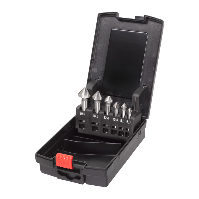 Milwaukee Countersink Set HSS Co - 6 Pc