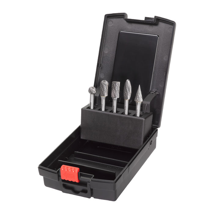 Milwaukee Burrs TC 6 X 12.7Mm Set - 5 Pc