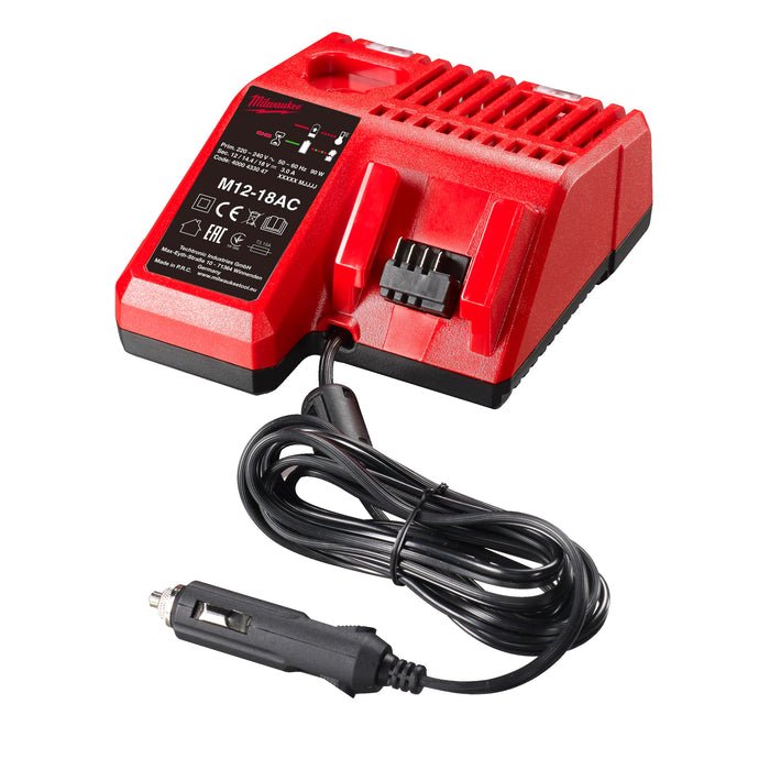 Milwaukee M12™-M18™ Car Charger M12-18AC