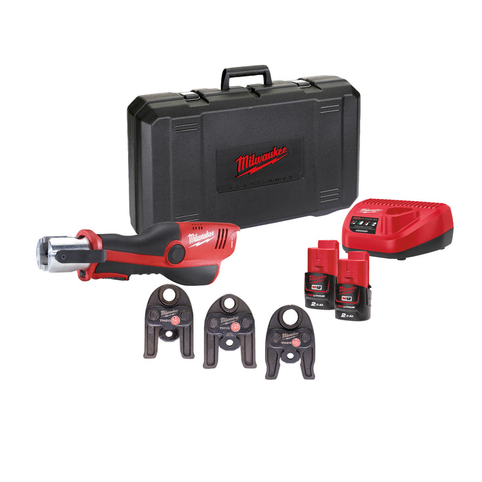 Milwaukee M12™ Sub Compact Force Logic™ Hydraulic Press Tool M12HPT-202C TH-SET