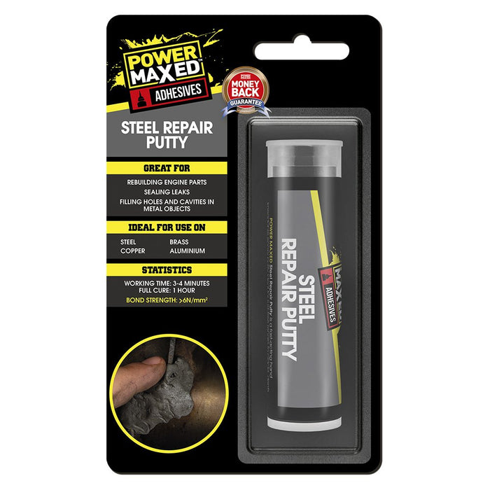 Power Maxed Steel Power Epoxy Putty Stick 57g