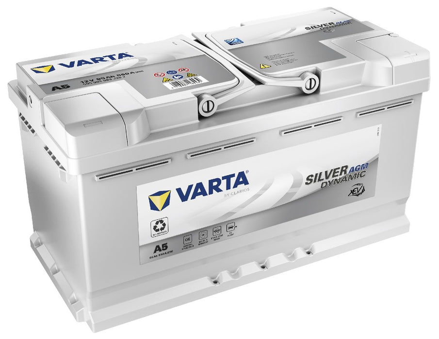 VARTA A5 Silver Dynamic 019 AGM Car Battery – 12V 95Ah (595901085)