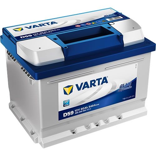 VARTA D59 Blue Dynamic 075 Car Battery – 12V 60Ah (560409054)