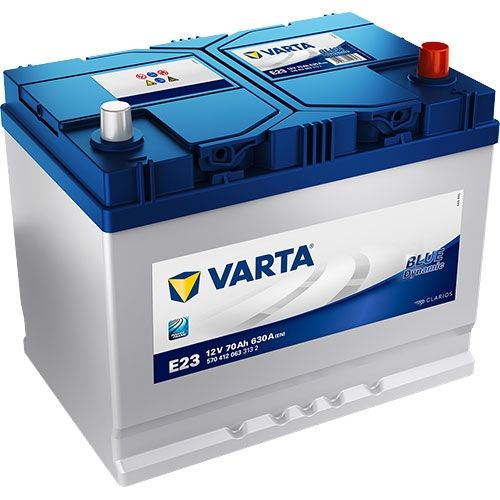 VARTA E23 Blue Dynamic 068 Car Battery – 12V 70Ah (570412063)
