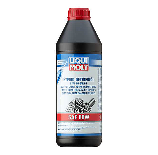 LIQUI MOLY HYPOID GEAR OIL(GL5)SAE 80W 1L Tadhg Hawes Motor Parts