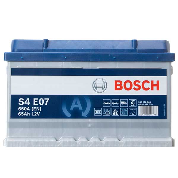 Bosch S4E07 (100EFB) 12V 65Ah 650A EFB Stop-Start Car Battery