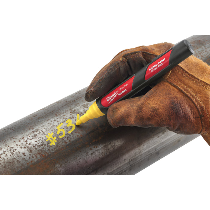Milwaukee INKZALL™ Liquid Paint Marker - Yellow