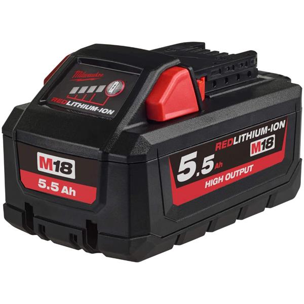 Milwaukee M18 5.5Ah High Output Battery M18HB5.5