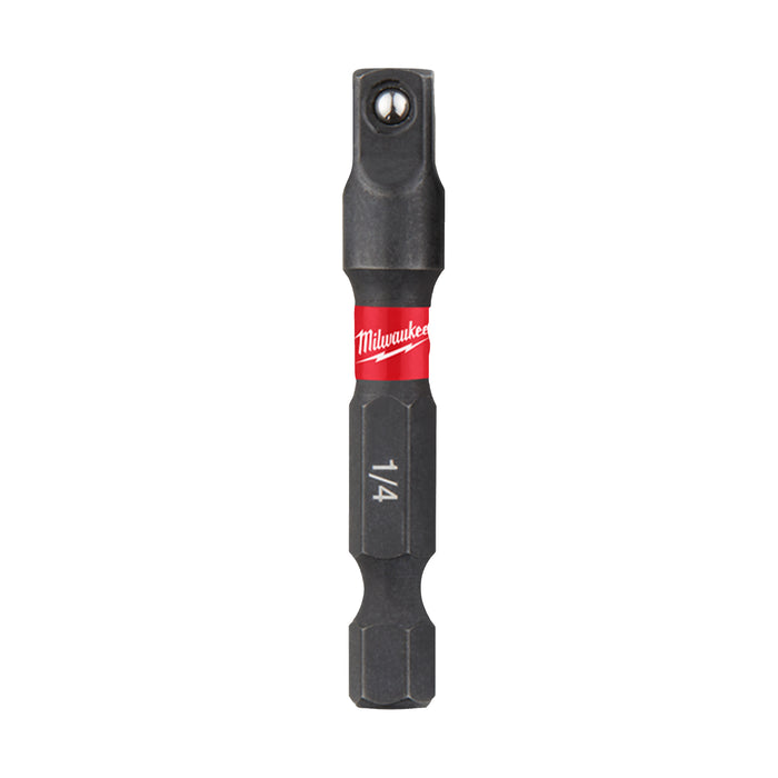 Milwaukee Socket Adaptor: ¼″ Hex - ¼″ Square