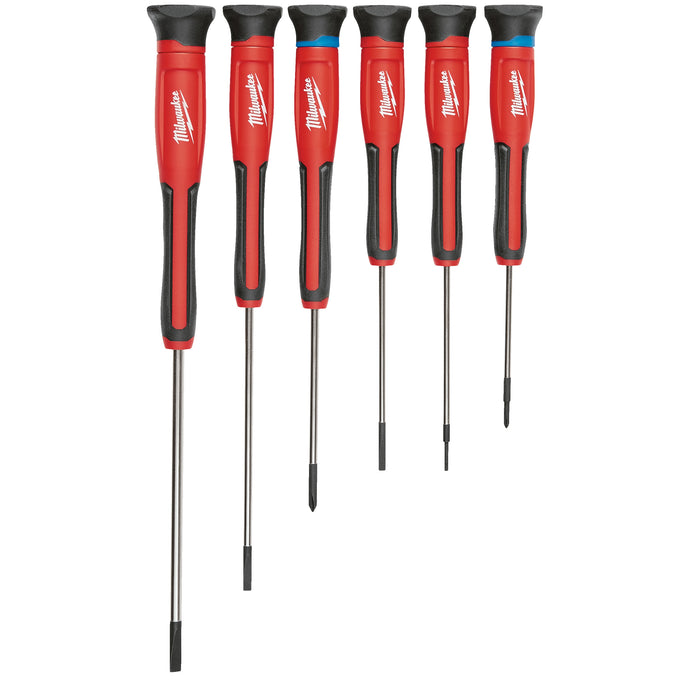 Milwaukee Precision Screwdriver Set (6 Pc)