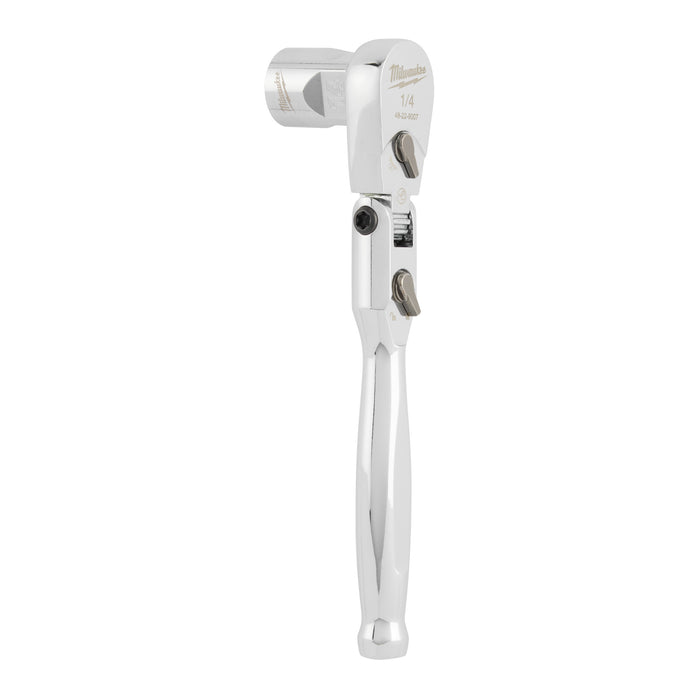 Milwaukee ¼″ Drive Flexible Head Ratchet