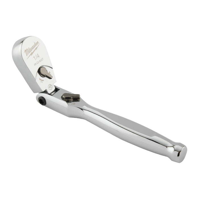 Milwaukee ¼″ Drive Flexible Head Ratchet