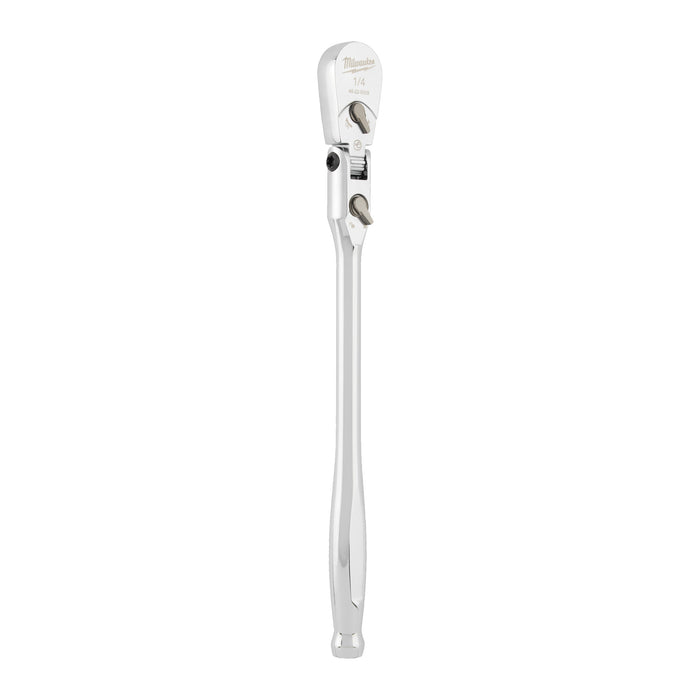 Milwaukee ¼″ Drive Long Flexible Head Ratchet