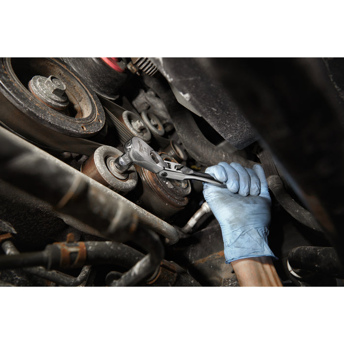Milwaukee ⅜″ Drive Flexible Head Ratchet