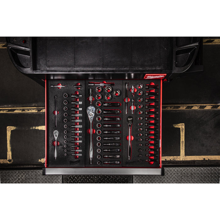 Milwaukee 1/2″ Ratchet And Socket Set Foam Insert