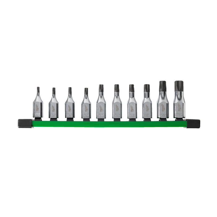 Milwaukee ⅜″ Drive Torx Bit Socket Set - 10 Pc