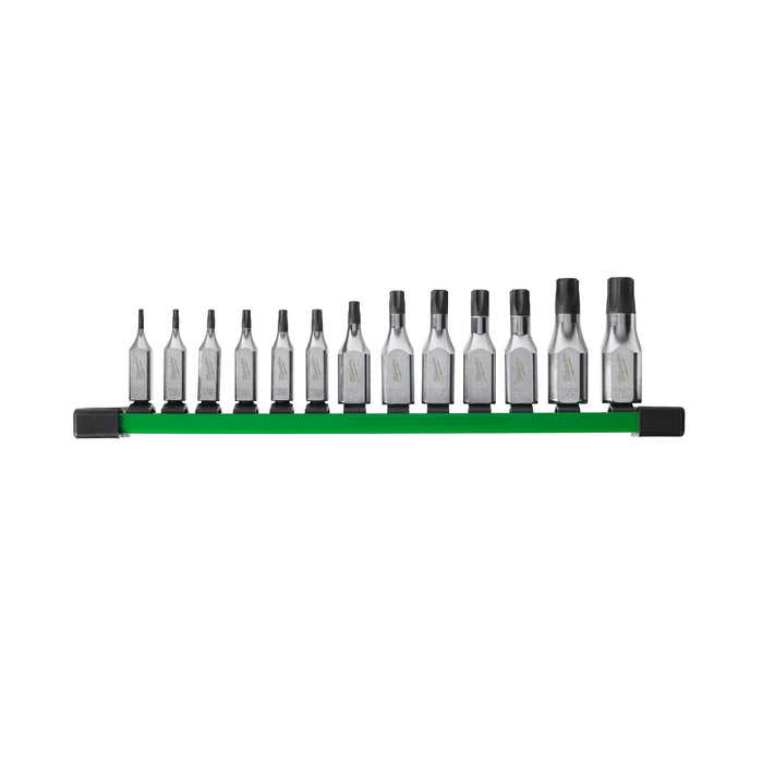 Milwaukee ¼″ And ⅜″ Drive Torx Bit Socket Set - 13 Pc