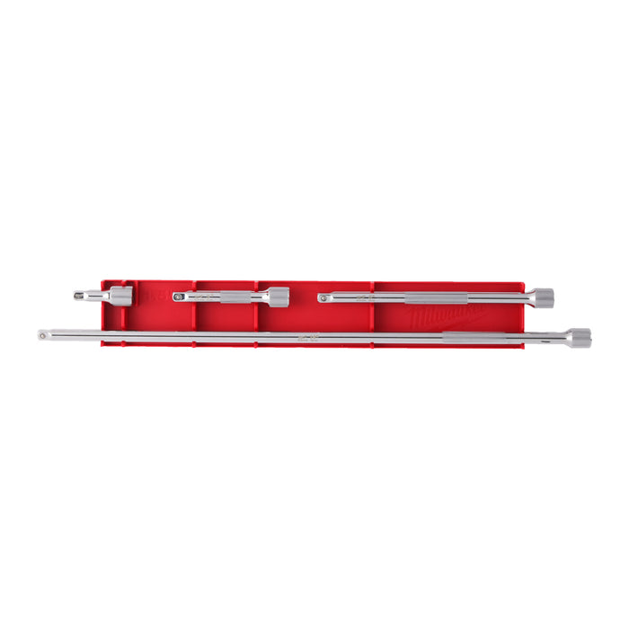 Milwaukee ¼″ Drive Extension Set - 4 Pc