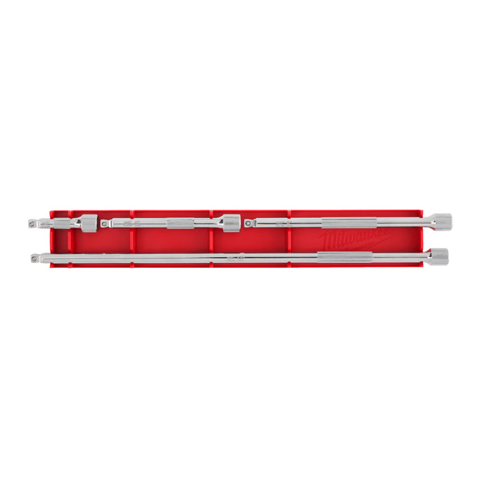 Milwaukee ⅜″ Drive Wobble Extension Set 4Pc