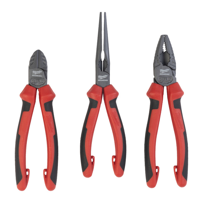 Milwaukee 3 Piece Plier Set
