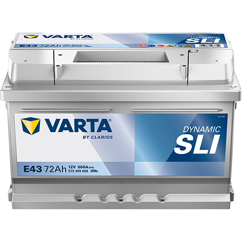 Varta E43 (100) 12V 72Ah 680A Car Battery – Low Box