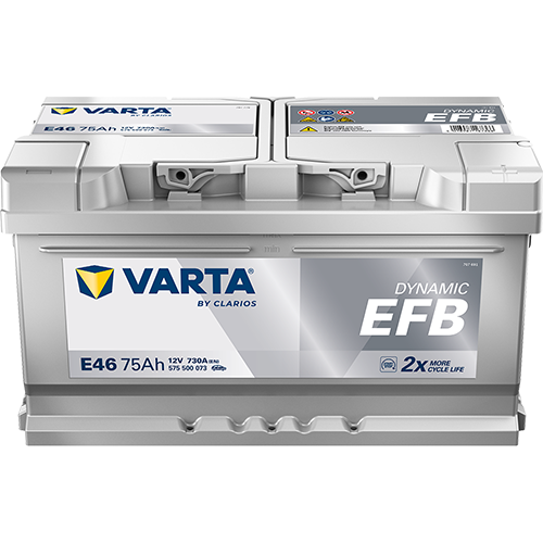 Varta E46 (110EFB) 12V 80Ah 730A EFB Stop-Start Car Battery