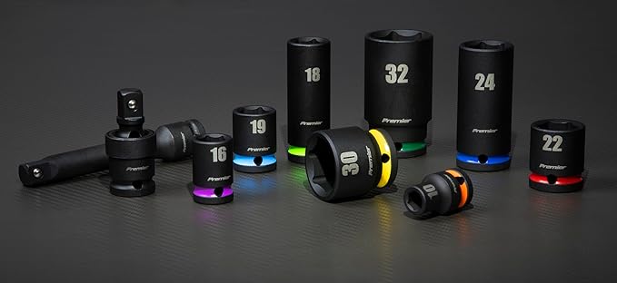 Sealey 1/2" Drive Impact Socket Set