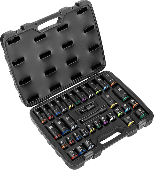 Sealey 1/2" Drive Impact Socket Set