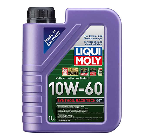 LIQUI MOLY Sythetic Race Tech GT1 Oil 10W60 5L