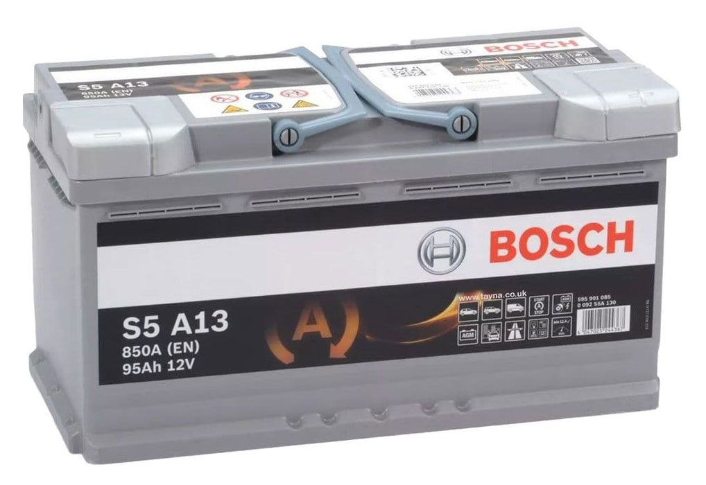 Bosch S5A13 (019AGM) 12V 95Ah 850A AGM Stop-Start Car Battery