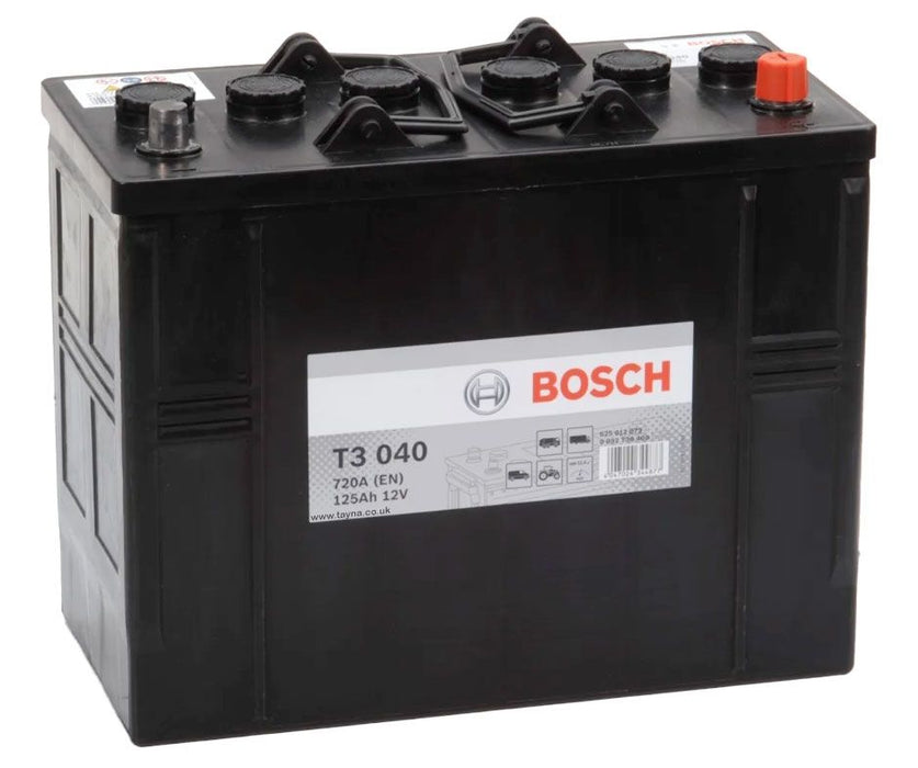 Bosch T3040 (647/655) 12V 125Ah 720A Commercial Battery