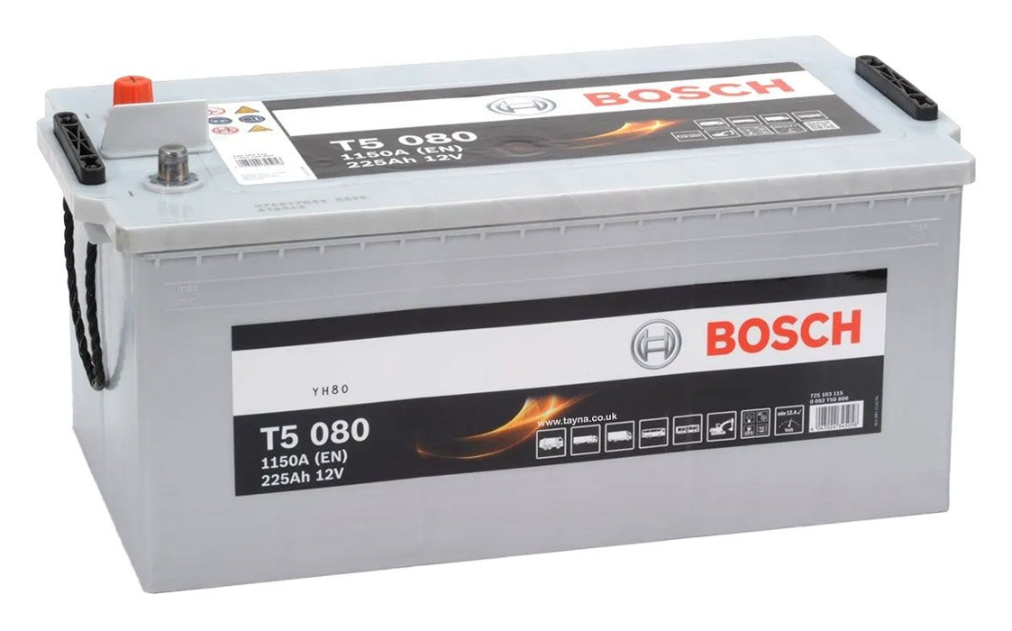 Bosch T5080 (625) 12V 225Ah 1150A Commercial Battery