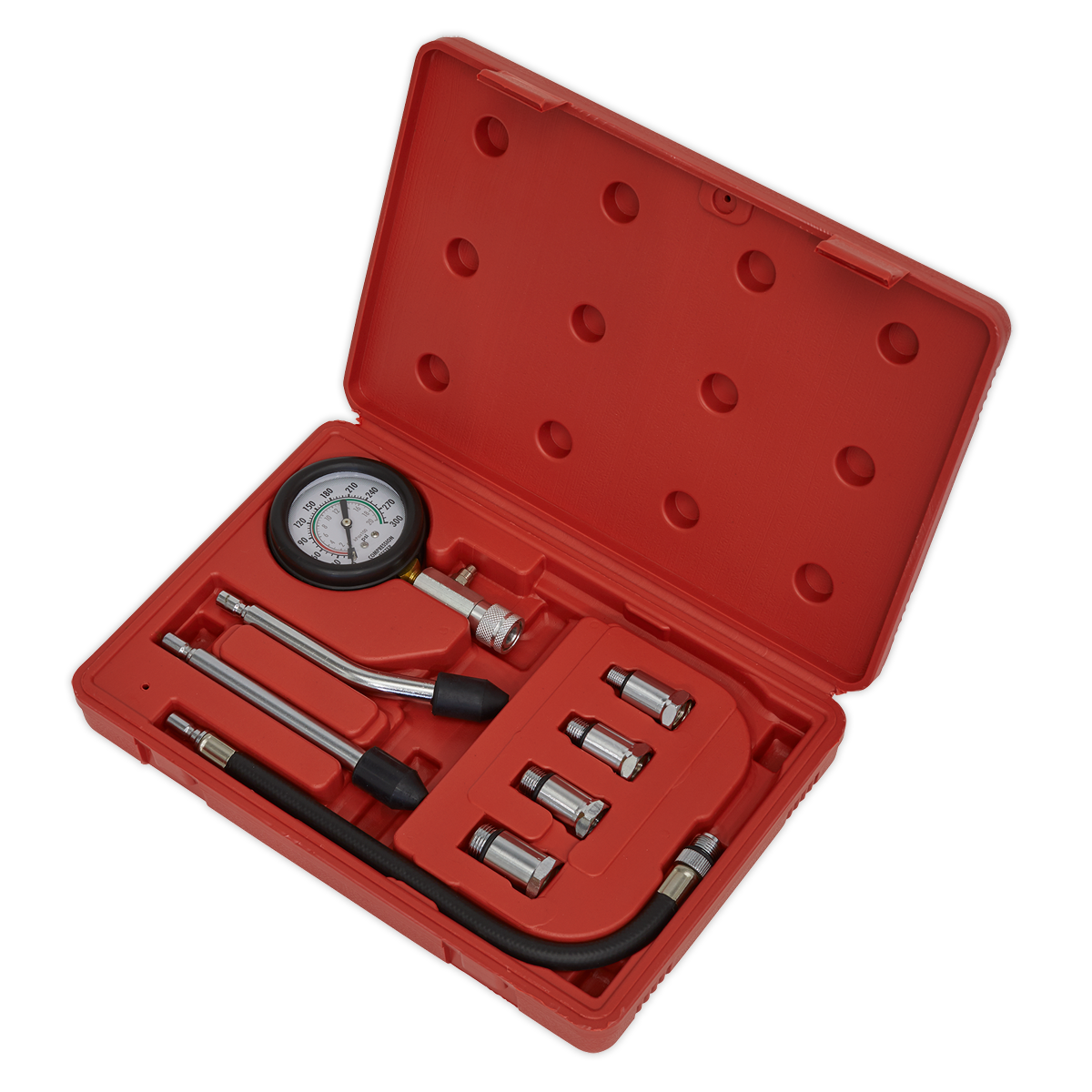 Sealey Petrol Engine Compression Test Kit 8pc Tadhg Hawes Motor Parts