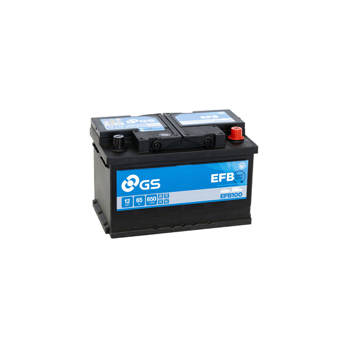 GS EFB100 (100EFB) 12V 65Ah 650A EFB Stop-Start Car Battery