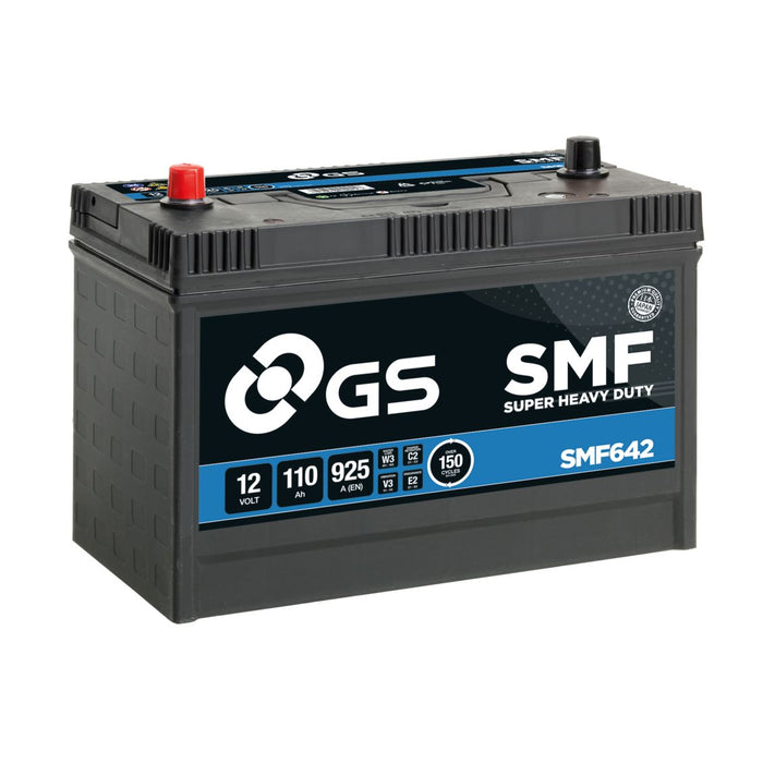 GS SMF642 (667) 12V 110Ah 925A Heavy Duty Car Battery