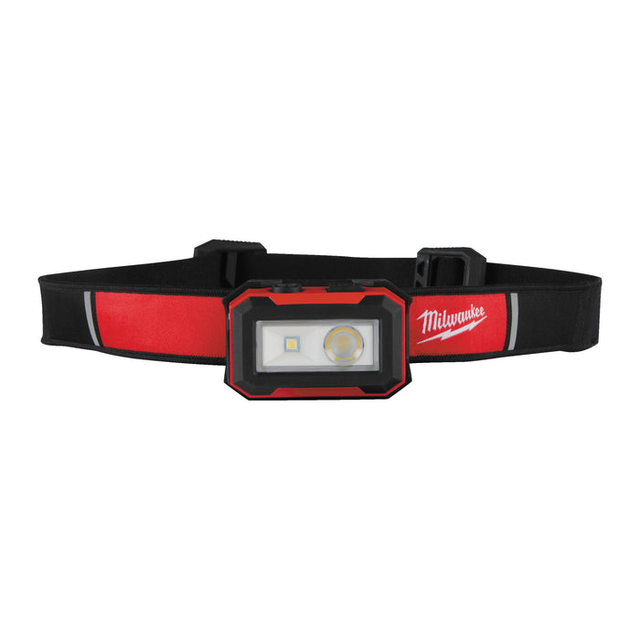 Milwaukee Internal USB rechargeable headlamp 450 lumens IRHL450