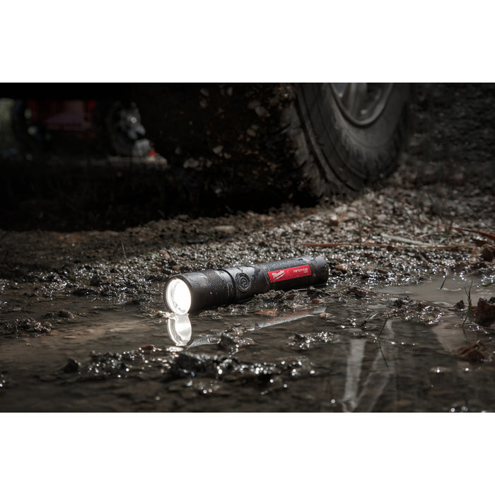 Milwaukee USB Rechargeable Twist Metal LED Flashlight L4TMLED-301