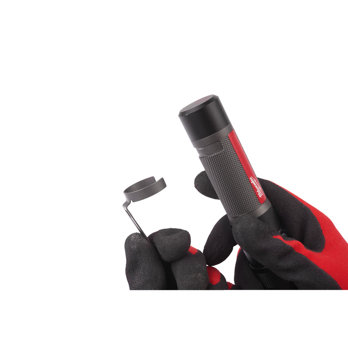 Milwaukee USB Rechargeable Twist Metal LED Flashlight L4TMLED-301