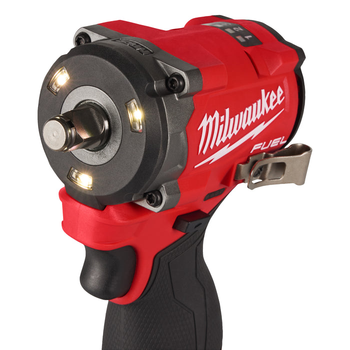 Milwaukee M12 FUEL™ ½″ Compact Impact Wrench With Friction Ring M12FCIWF12G3-502X