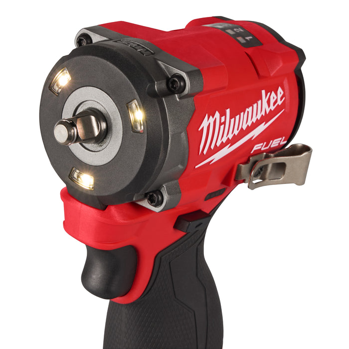 Milwaukee M12 FUEL™ ⅜″ Compact Impact Wrench With Friction Ring M12FCIWF38G3-502X