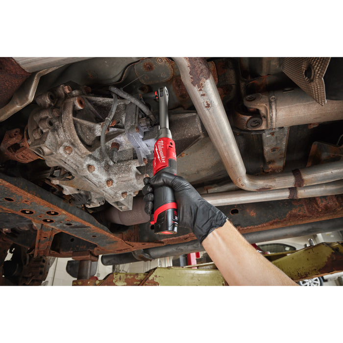 Milwaukee M12 FUEL 3/8" extended reach high speed ratchet M12FHIR38LR-0