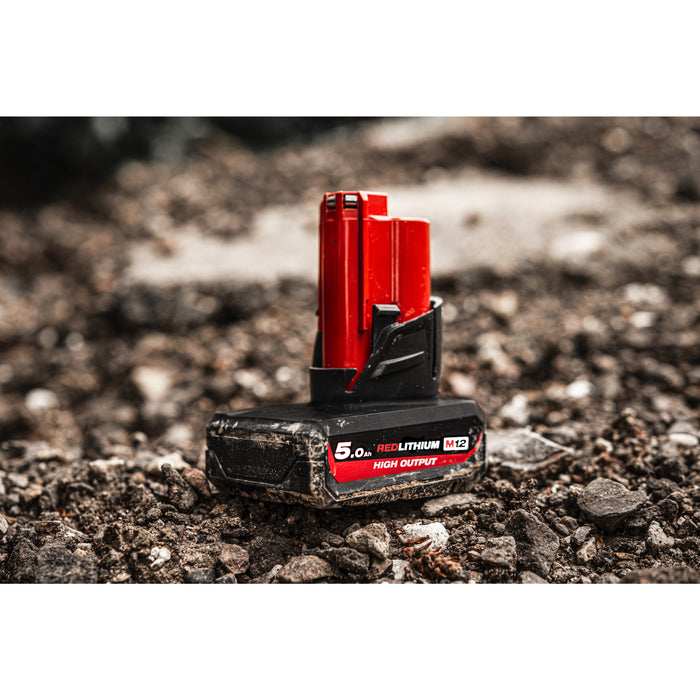 Milwaukee M12 5.0 Ah HIGH OUTPUT battery pack M12HB5