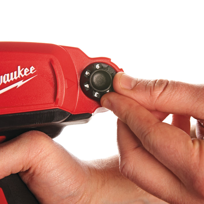 Milwaukee M12 sub compact caulk gun with 310 ml cartridge holder M12PCG/310C-201B