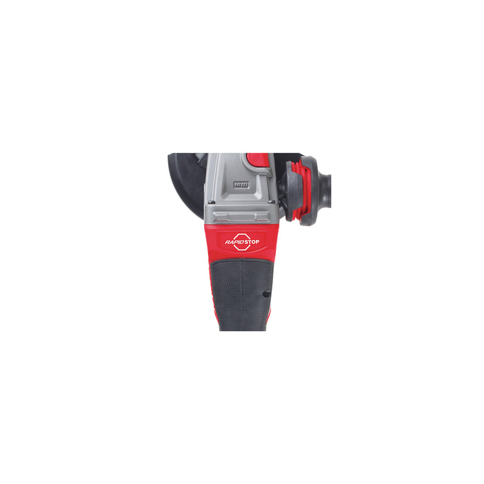 Milwaukee M18 FUEL™ 125 Mm Flathead Braking Angle Grinder With Paddle Switch M18FSAGF125XPDB-0X