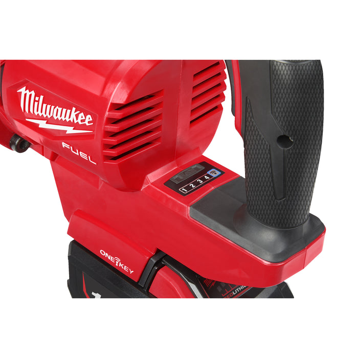 Milwaukee M18 FUEL ONE-KEY 1 high torque D-handle impact wrench with friction ring and extended anvil M18ONEFHIWF1D -121C