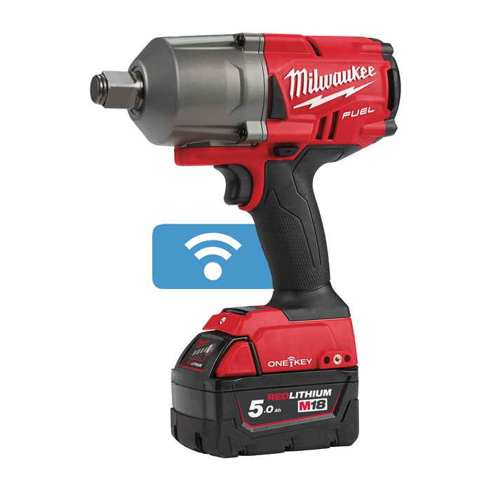 Milwaukee M18 FUEL ONE-KEY ¾ high torque impact wrench with friction ring M18ONEFHIWF34-502X