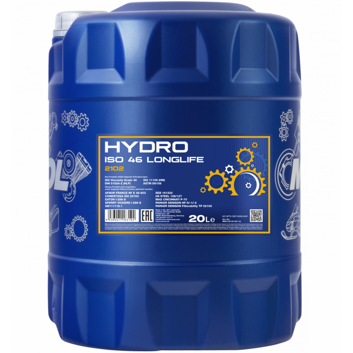 MANNOL Hydro ISO 46 Longlife 2132