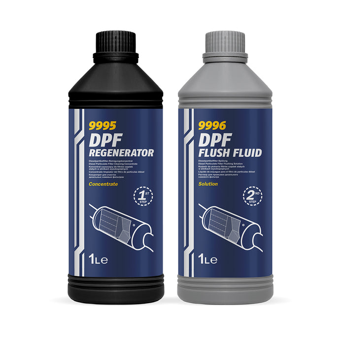 MANNOL DPF Regenerator & Flush Fluid 1L+1L MN9995 / MN9996