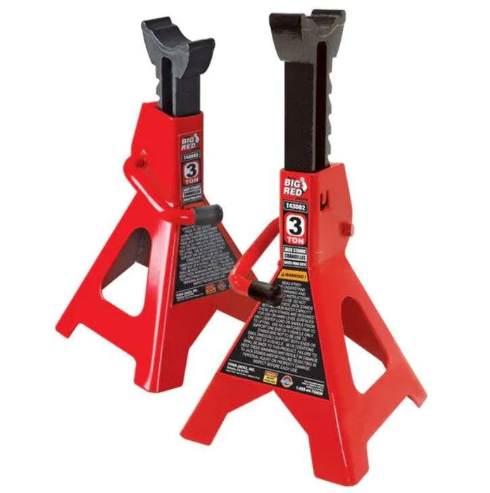 Big red 3 Tonne Double Locking Jack Stand (Pair)