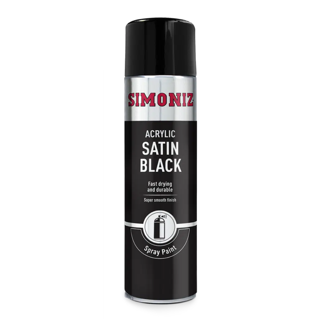 SIMONIZ Satin Black Paint 500Ml Tadhg Hawes Motor Parts